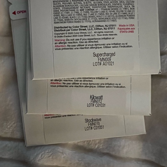 3 packs color street nails NEW in package! - Picture 2 of 2